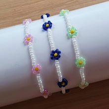 Charger l'image dans la galerie, Bracelet Perlé à Fleur coloré
