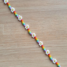 Charger l'image dans la galerie, Bracelet Perlé à Fleur Arc-en-Ciel