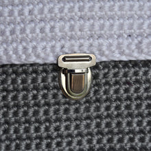 Charger l'image dans la galerie, Sac Pochette Gris/Blanc