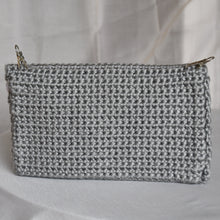 Charger l'image dans la galerie, Sac Pochette Gris/Blanc
