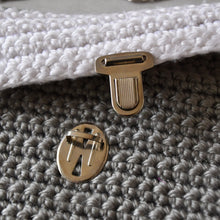 Charger l'image dans la galerie, Sac Pochette Gris/Blanc