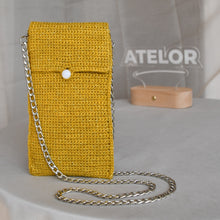 Charger l'image dans la galerie, Sac de Téléphone Jaune Pailleté