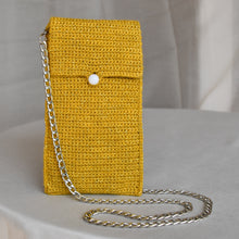 Charger l'image dans la galerie, Sac de Téléphone Jaune Pailleté