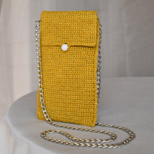 Charger l'image dans la galerie, Sac de Téléphone Jaune Pailleté