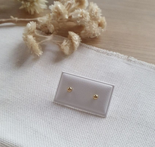 Charger l'image dans la galerie, Boucles d'oreilles Puce Ronde OR