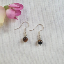 Charger l'image dans la galerie, Boucles d'oreilles Oeil de Tigre