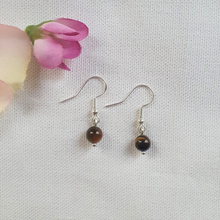 Charger l'image dans la galerie, Boucles d'oreilles Oeil de Tigre