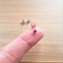Charger l'image dans la galerie, Boucles d'oreilles Puce Améthyste