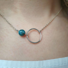 Charger l'image dans la galerie, Collier Cercle Apatite