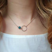 Charger l'image dans la galerie, Collier Cercle Apatite