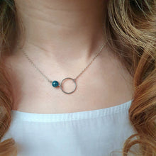 Charger l'image dans la galerie, Collier Cercle Apatite