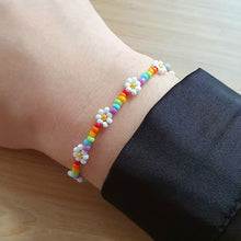 Charger l'image dans la galerie, Bracelet Perlé à Fleur Arc-en-Ciel