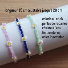 Charger l'image dans la galerie, Bracelet Perlé à Fleur