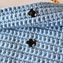 Charger l'image dans la galerie, Sac Pochette Bleu Chaîne