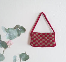 Charger l'image dans la galerie, Sac Checkered rouge/vert