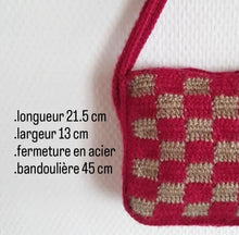 Charger l'image dans la galerie, Sac Checkered rouge/vert