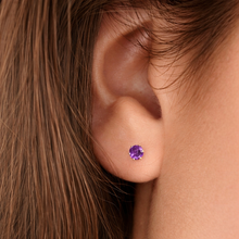 Charger l'image dans la galerie, Boucles d'oreilles Puce Améthyste
