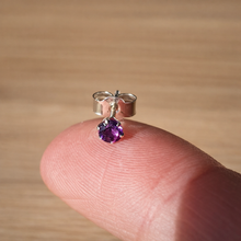 Charger l'image dans la galerie, Boucles d'oreilles Puce Améthyste