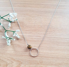 Charger l'image dans la galerie, Collier Cercle Oeil de Tigre