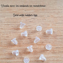 Charger l'image dans la galerie, Boucles d'oreilles Oeil de Tigre