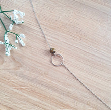 Charger l'image dans la galerie, Collier Cercle Oeil de Tigre