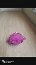 Charger et lire la vidéo dans la visionneuse de la Galerie, Porte-Clef Baleine Couleur au Choix inspiration Tiny Tan BTS