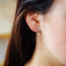 Charger l'image dans la galerie, Boucles d'oreilles Puce Ronde
