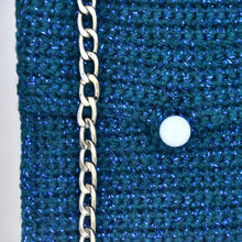 Charger l&#39;image dans la galerie, Sac de Téléphone Bleu Pailleté
