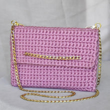 Charger l&#39;image dans la galerie, Sac Pochette Rose Chaîne
