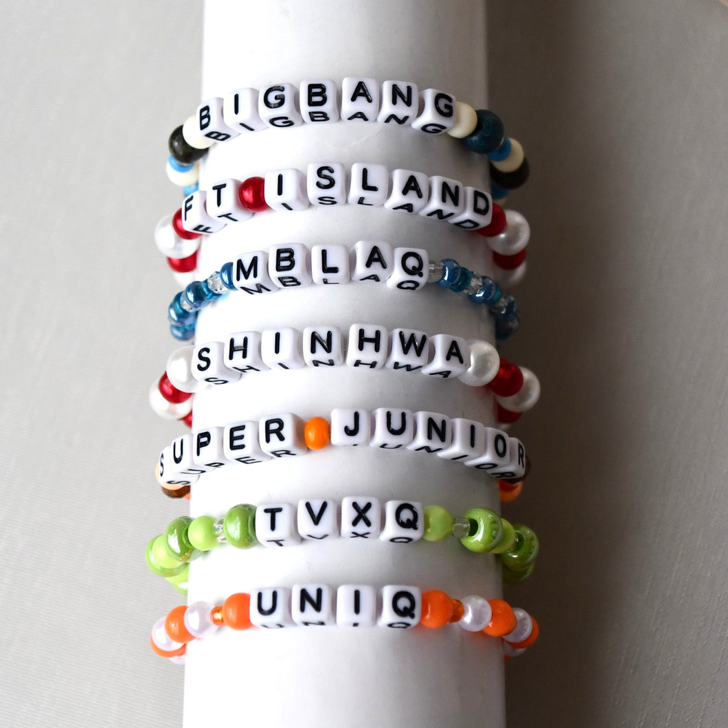 Bracelet KPOP élastique Boys Groups