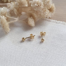 Charger l'image dans la galerie, Boucles d'oreilles Puce Ronde OR
