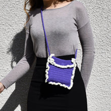 Charger l&#39;image dans la galerie, Sac Anya Violet Blanc
