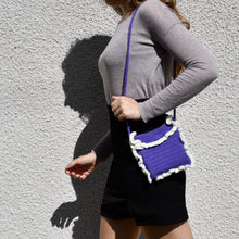 Charger l&#39;image dans la galerie, Sac Anya Violet Blanc
