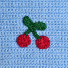 Charger l&#39;image dans la galerie, Sac Kalyne Bleu avec sa Cerise

