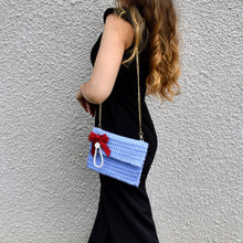 Charger l&#39;image dans la galerie, Sac Pochette Nœud Violet Bleuté
