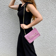 Charger l&#39;image dans la galerie, Sac Pochette Rose Chaîne
