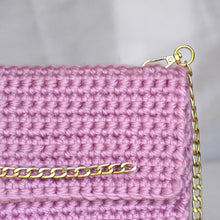 Charger l&#39;image dans la galerie, Sac Pochette Rose Chaîne
