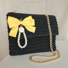 Charger l'image dans la galerie, Sac Pochette Nœud Jaune
