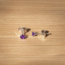 Charger l'image dans la galerie, Boucles d'oreilles Puce Améthyste
