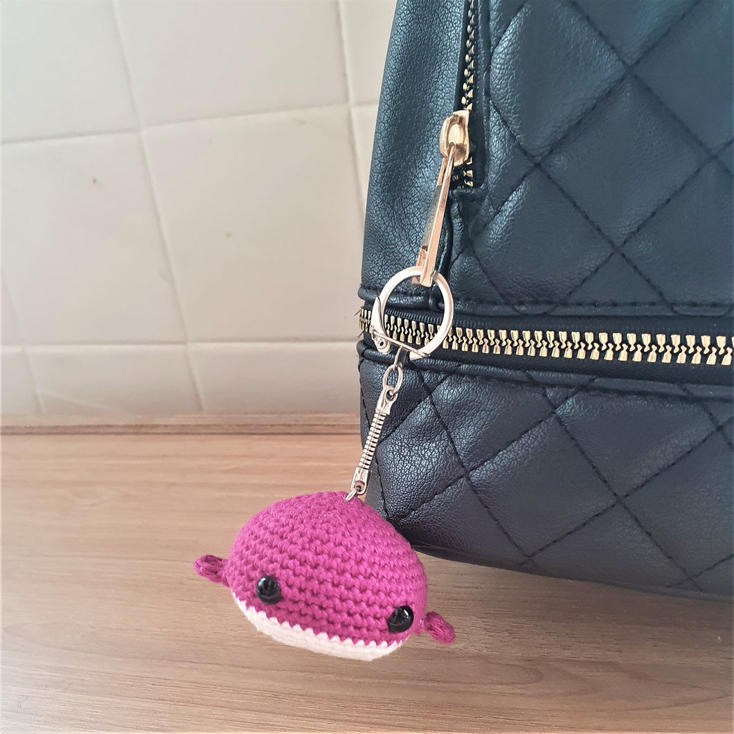 Porte-Clef Baleine Couleur au Choix inspiration Tiny Tan BTS